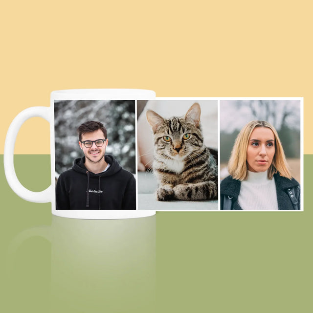 Fotokoláž: 3 Fotky - Hrnek