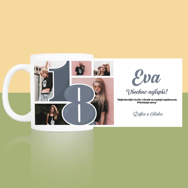 Fotokoláž: 18 Nejkrásnější Chvíle - Hrnek