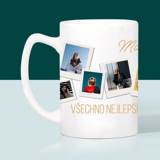 Fotokoláž: Přání K Narozeninám - Hrnek