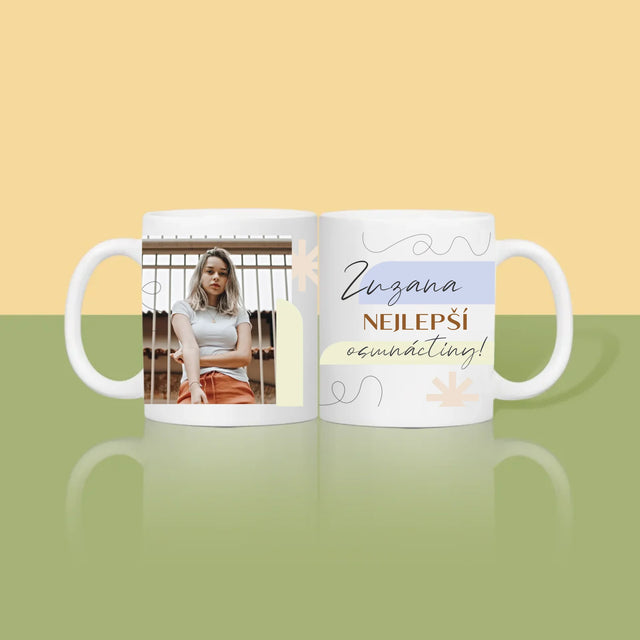 Fotka S Textem: Nejlepší Osmnáctiny - Hrnek