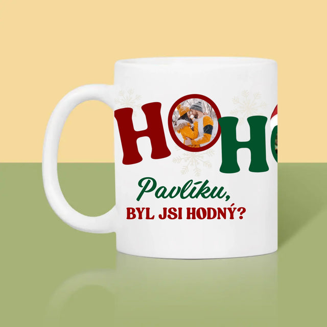 Fotokoláž: Ho Ho Ho - Hrnek
