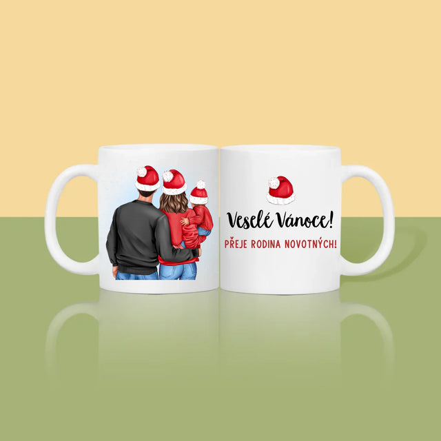 Designér Postav: Vánoční Rodina - Hrnek