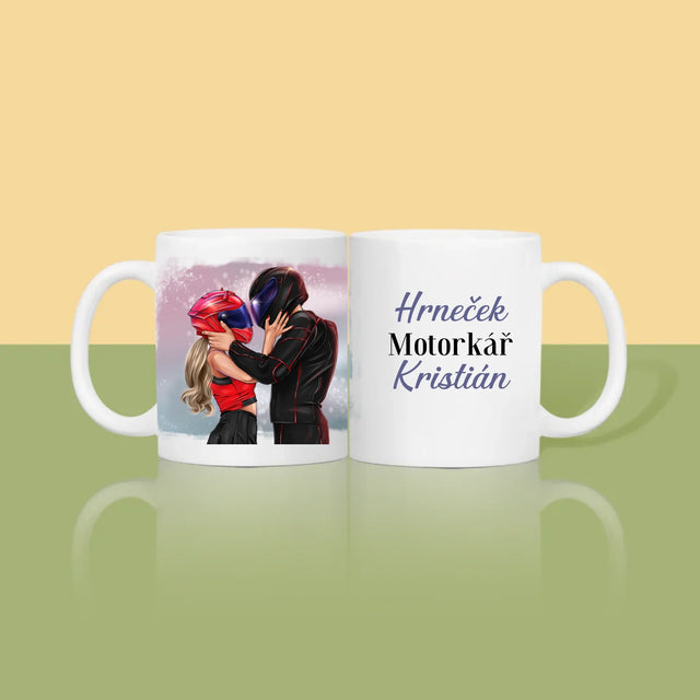 Designér Postav: Motorkář - Hrnek