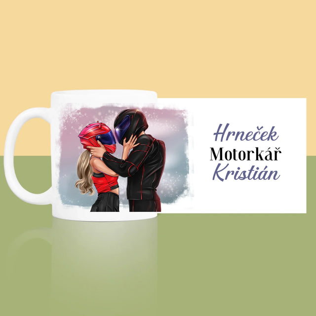 Designér Postav: Motorkář - Hrnek
