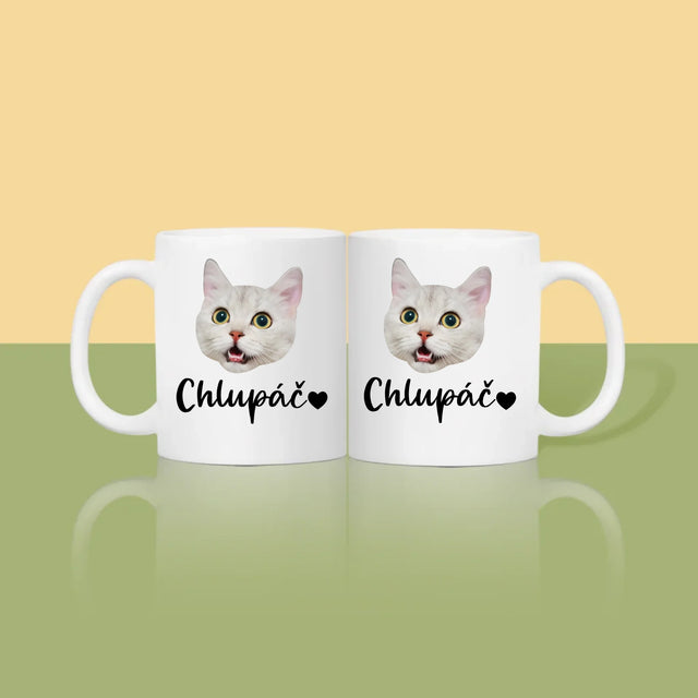 Tvoje Postava: Hlava Tvé Kočičky - Hrnek