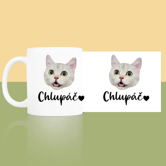 Tvoje Postava: Hlava Tvé Kočičky - Hrnek