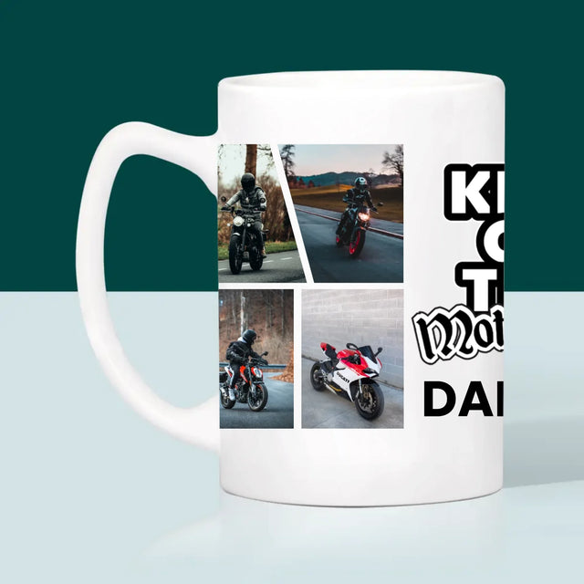 Fotokoláž: King Of The Motorcycle - Hrnek