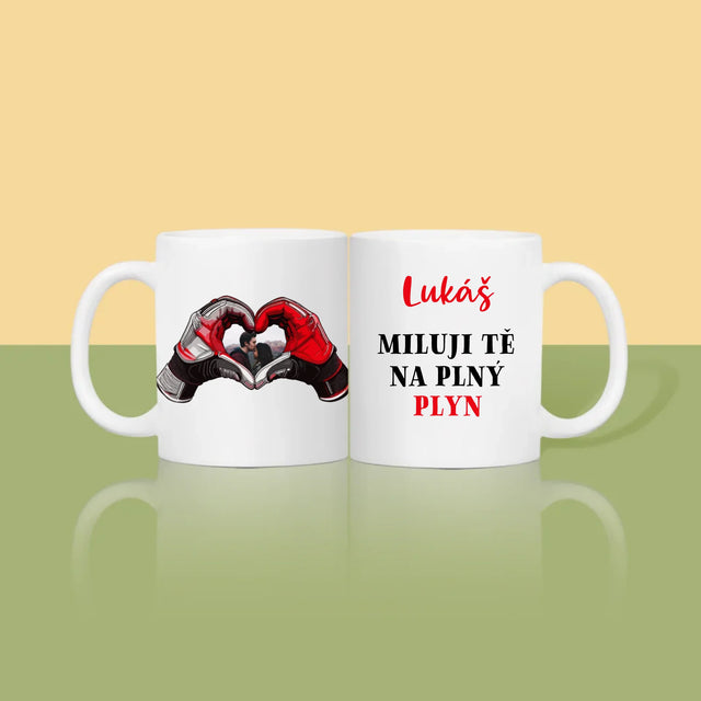 Fotka S Textem: Miluji Tě Na Plný Plyn - Hrnek