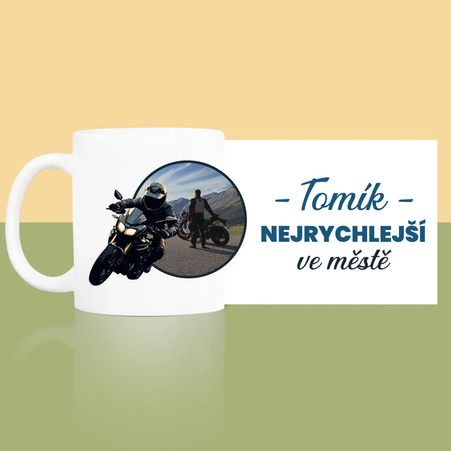 Fotka S Textem: Nejrychlejší Ve Městě - Hrnek