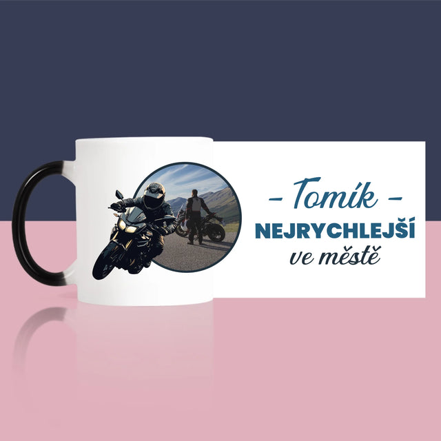 Fotka S Textem: Nejrychlejší Ve Městě - Hrnek