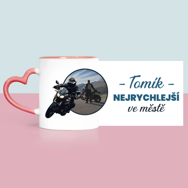 Fotka S Textem: Nejrychlejší Ve Městě - Hrnek