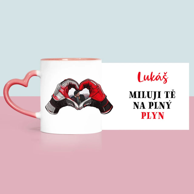 Fotka S Textem: Miluji Tě Na Plný Plyn - Hrnek