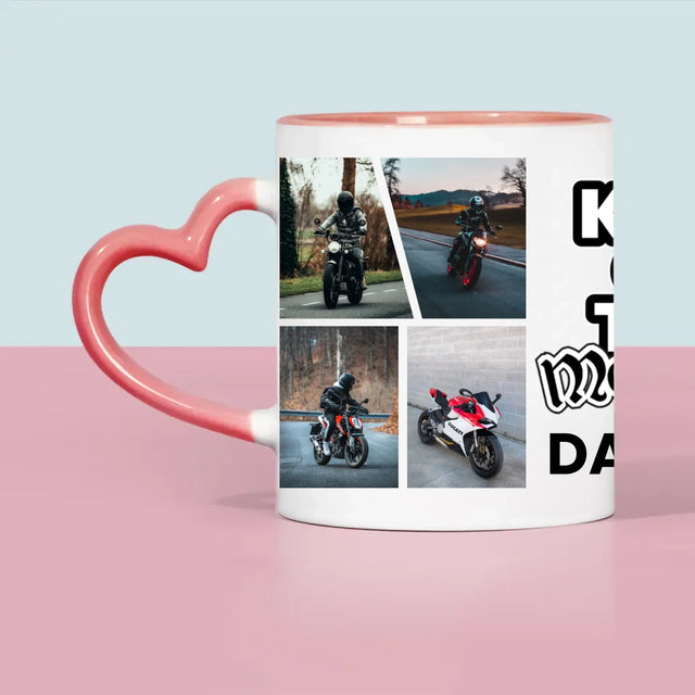 Fotokoláž: King Of The Motorcycle - Hrnek