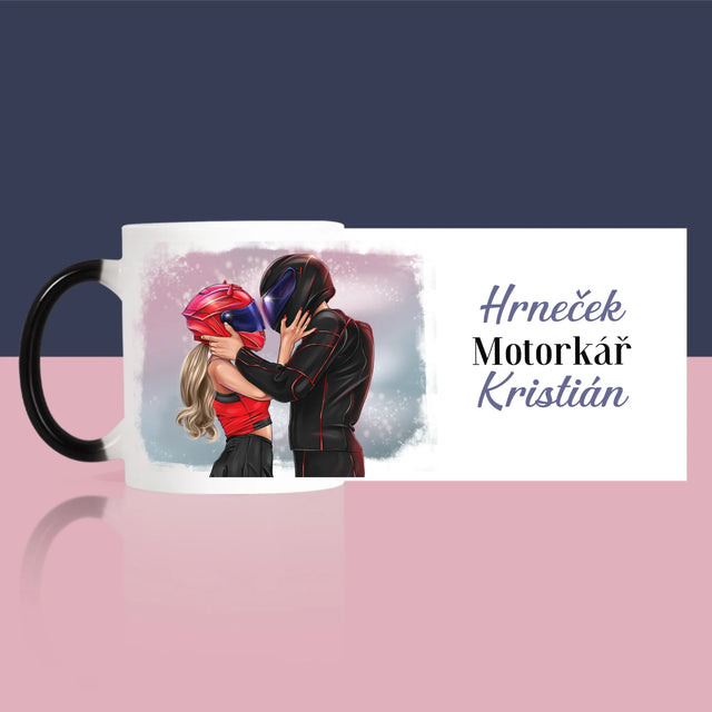 Designér Postav: Motorkář - Hrnek