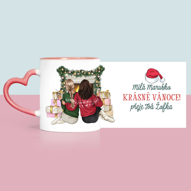 Designér Postav: Vánoční Kamarádky - Hrnek