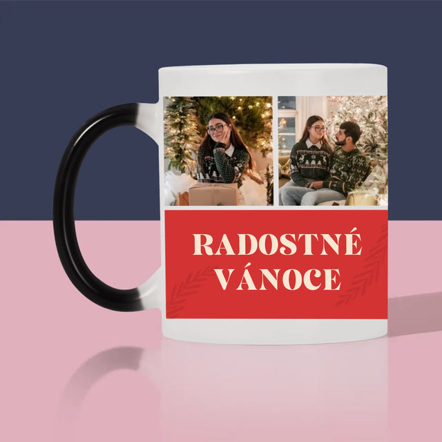 Fotokoláž: Vánoční Fotky - Hrnek