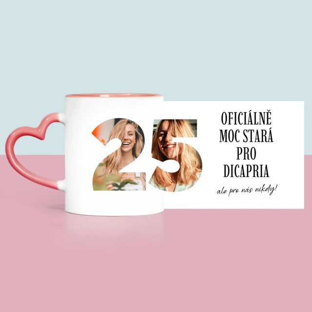 Slovo Z Fotek: Moc Stará Pro Dicapria - Hrnek