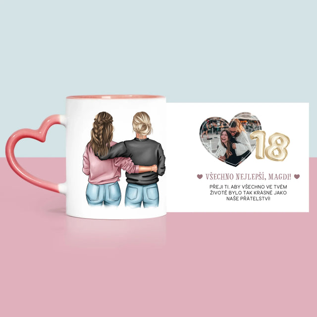 Designér Postav: 18. Narozeniny Přítelkyně - Hrnek