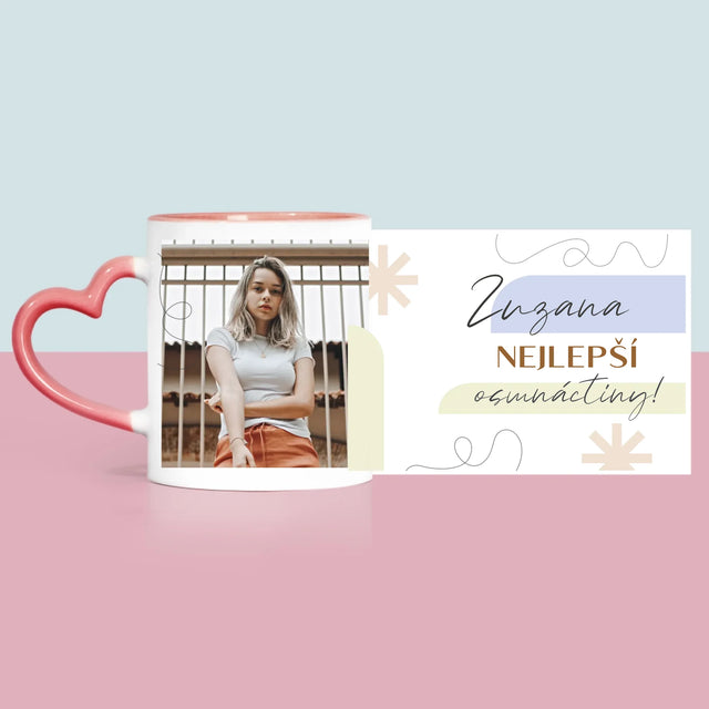 Fotka S Textem: Nejlepší Osmnáctiny - Hrnek