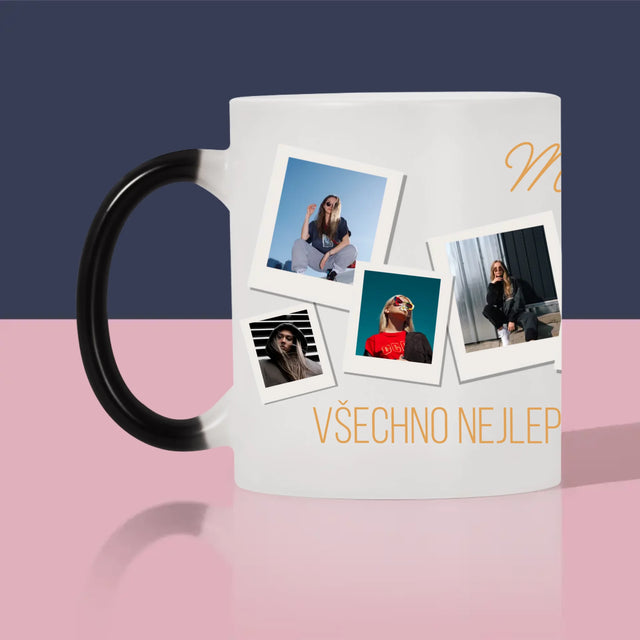 Fotokoláž: Přání K Narozeninám - Hrnek