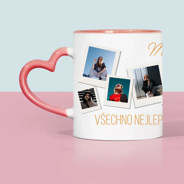 Fotokoláž: Přání K Narozeninám - Hrnek