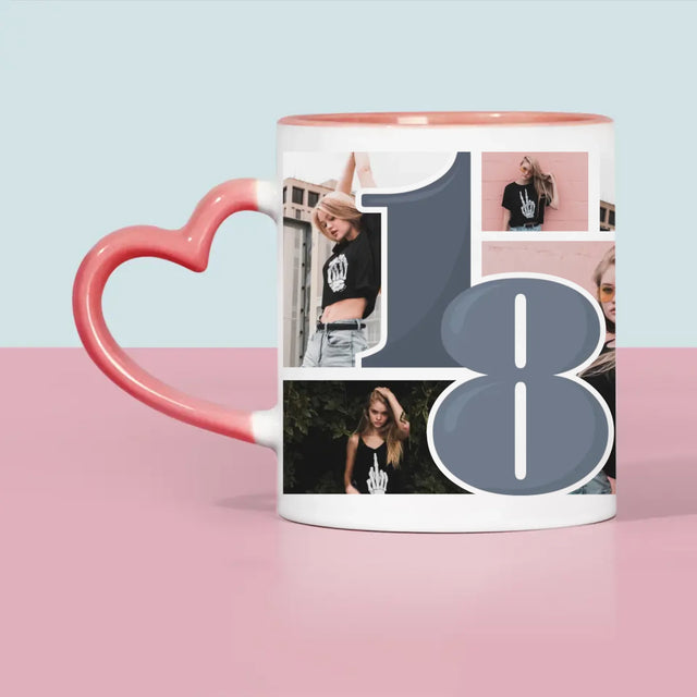 Fotokoláž: 18 Nejkrásnější Chvíle - Hrnek