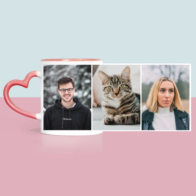 Fotokoláž: 3 Fotky - Hrnek