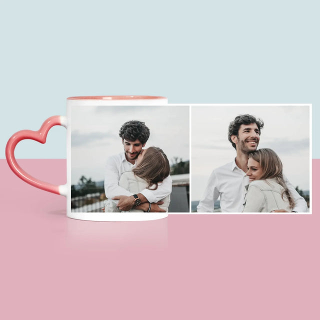 Fotokoláž: 2 Fotky - Hrnek