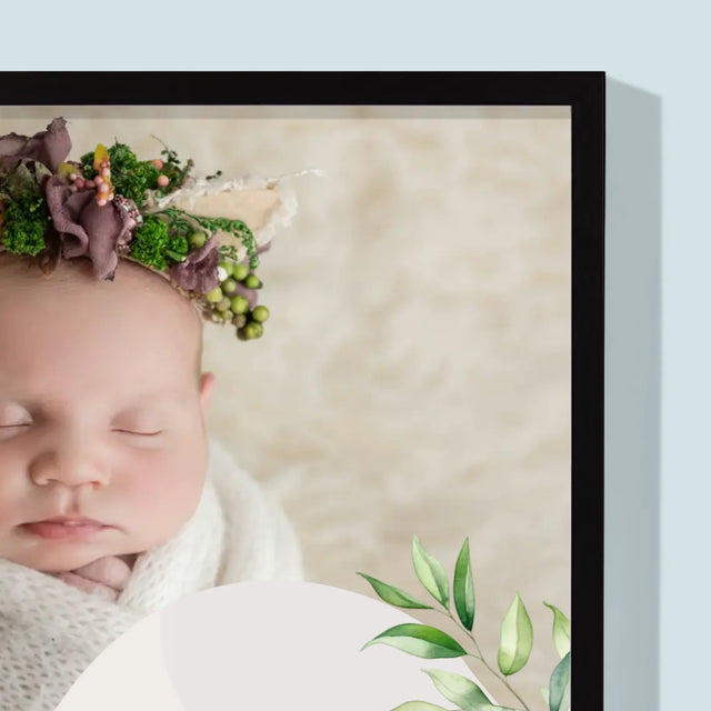 Fotka S Textem: Poděkování Porodní Asistentce - Tisk V Rámečku