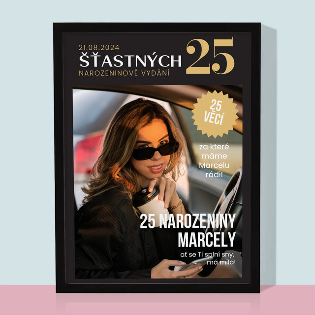 Obálka Časopisu: Šťastných 25 - Tisk V Rámečku