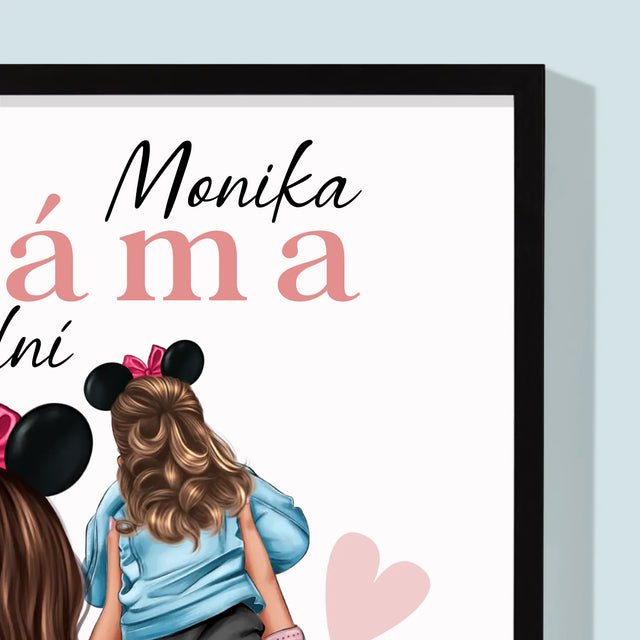 Designér Postav: Ideální Máma - Tisk V Rámečku