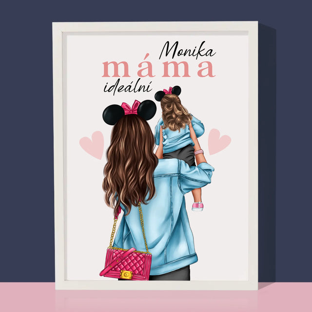 Designér Postav: Ideální Máma - Tisk V Rámečku