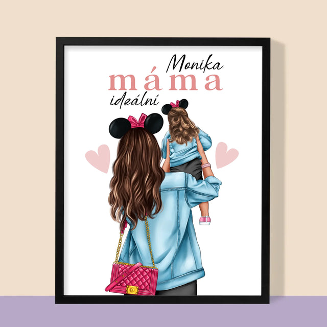 Designér Postav: Ideální Máma - Tisk V Rámečku
