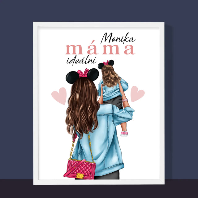 Designér Postav: Ideální Máma - Tisk V Rámečku