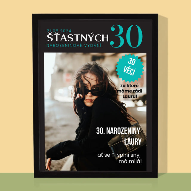Obálka Časopisu: Šťastných 30 - Tisk V Rámečku
