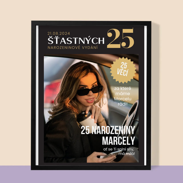 Obálka Časopisu: Šťastných 25 - Tisk V Rámečku