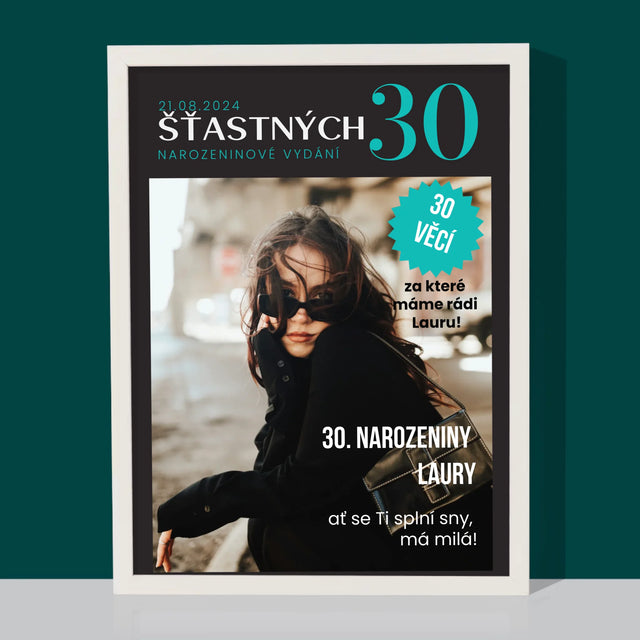 Obálka Časopisu: Šťastných 30 - Tisk V Rámečku