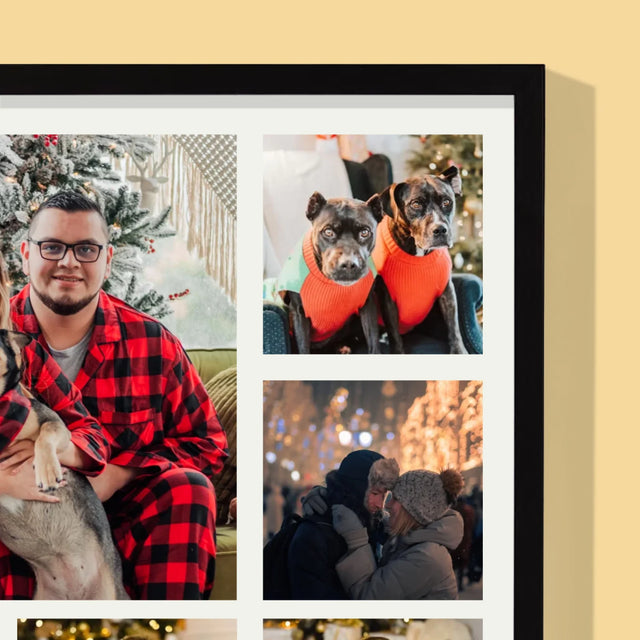 Fotokoláž: Veselé Vánoce - Tisk V Rámečku