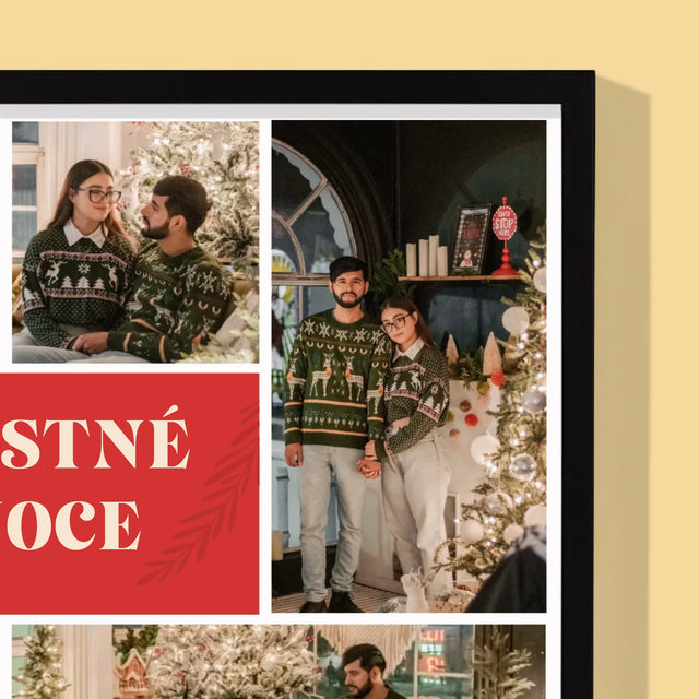 Fotokoláž: Vánoční Fotky - Tisk V Rámečku