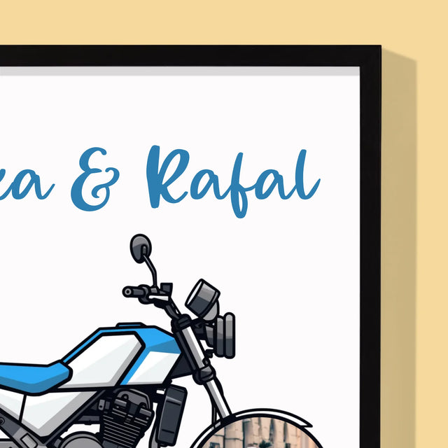 Fotokoláž: Spolu Až K Obzoru - Tisk V Rámečku