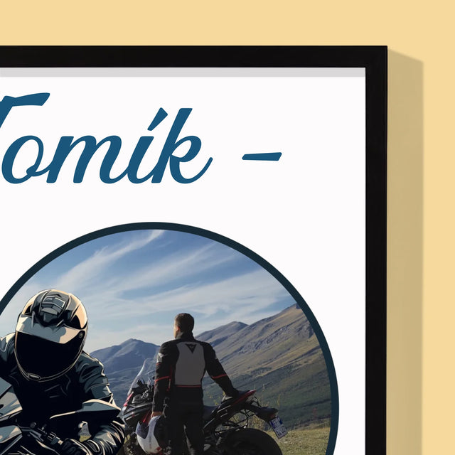 Fotka S Textem: Nejrychlejší Ve Městě - Tisk V Rámečku