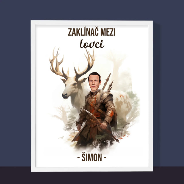 Tvoje Postava: Zaklínač Mezi Lovci - Tisk V Rámečku