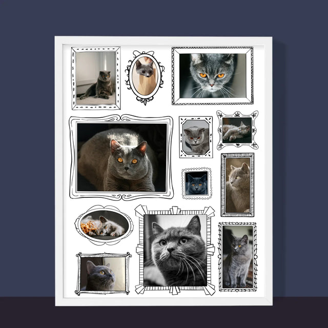 Fotokoláž: Galerijní Stěna
S Mazlíčkem - Tisk V Rámečku