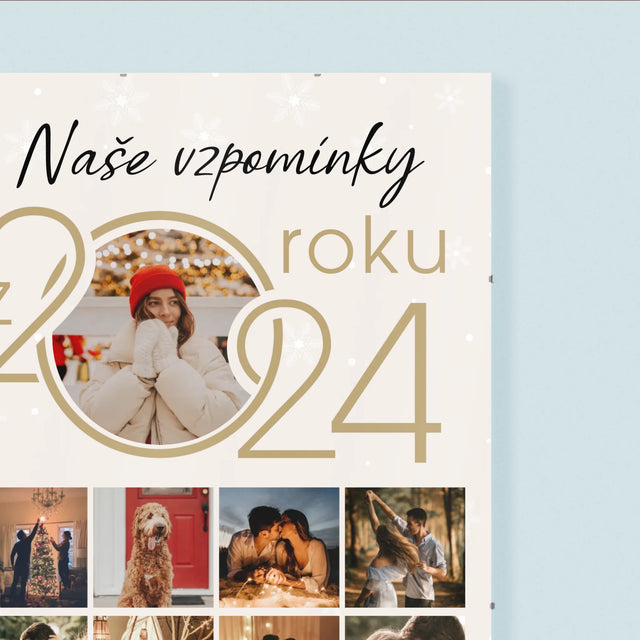 Fotokoláž: Naše Vzpomínky Z Roku - Plakát