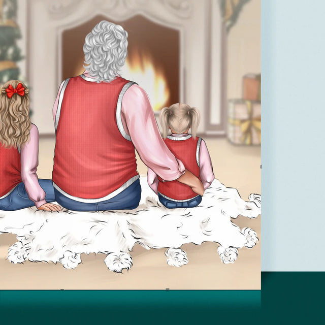 Designér Postav: Veselé Vánoce Babičko - Plakát