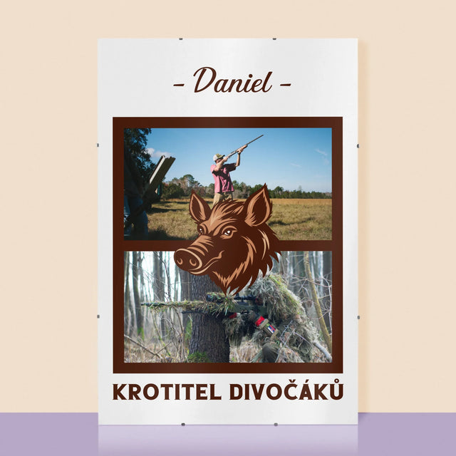 Fotokoláž: Krotitel Divočáků - Plakát