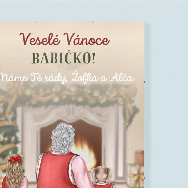 Designér Postav: Veselé Vánoce Babičko - Plakát