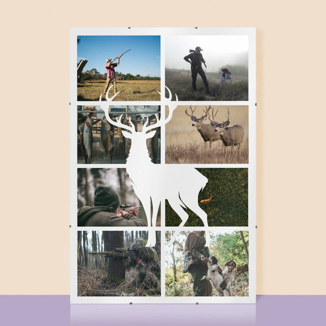 Fotokoláž: Lovec - Plakát