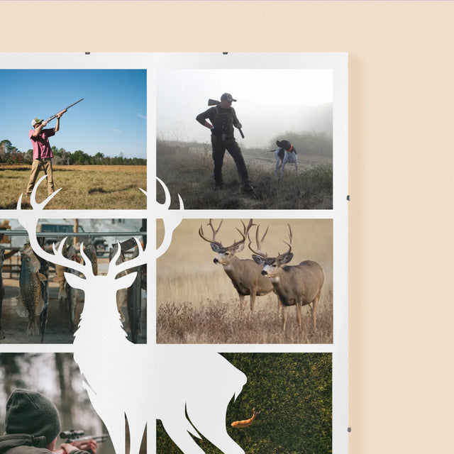 Fotokoláž: Lovec - Plakát