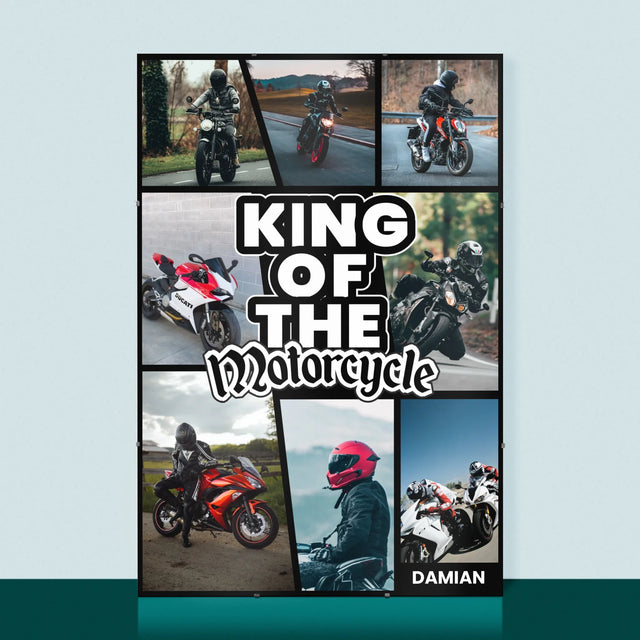 Fotokoláž: King Of The Motorcycle - Plakát